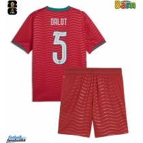 Portugal Diogo Dalot #5 Hjemmedraktsett Barn VM 2026 Kortermet (+ Korte bukser)